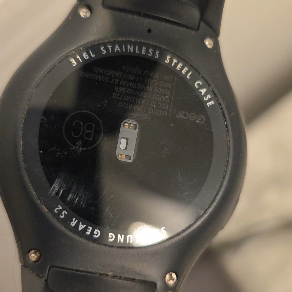Samsung Smartwatch with Charging Stand.